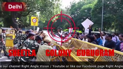 Protest Against Masjid sealed in Gurugram #UnitedAgainstHate Haryana bhawan