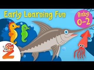 Early Learning Fun #7   Sea Animals | Part 3 | Counting & Colors
