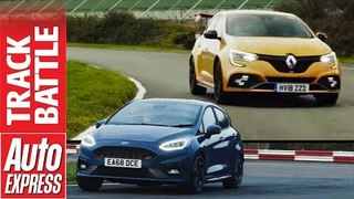 Ford Fiesta ST vs Renault Megane RS - Hot Hatch track battle
