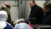 محافظ القاهرة يتفقد مصابى الحادث الإرهابى بمستشفى الحسين الجامعى