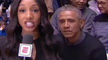 Barack Obama Caught STARING At ESPN Reporter Maria Taylor & Internet Goes WILD!