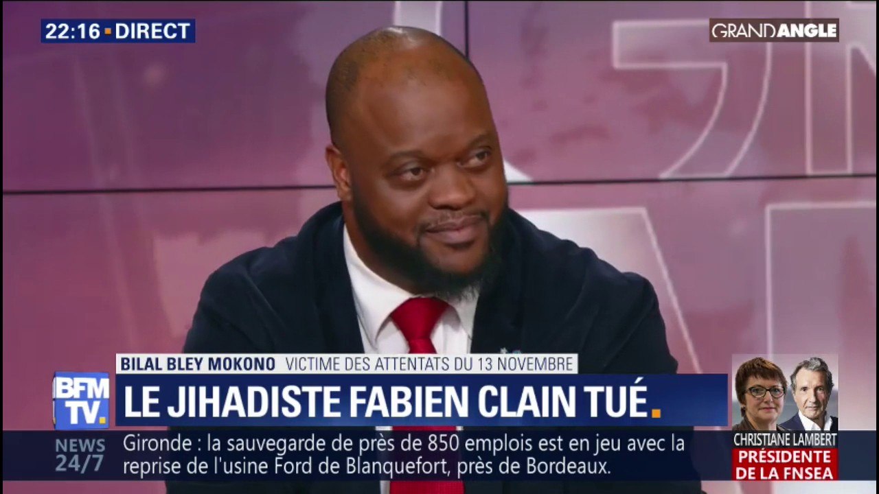 Victime des attentats du 13-Novembre sur la mort de Clain: "J'aurai aimé qu'on l'attrape et qu'il puisse répondre à l'ensemble de mes questions"