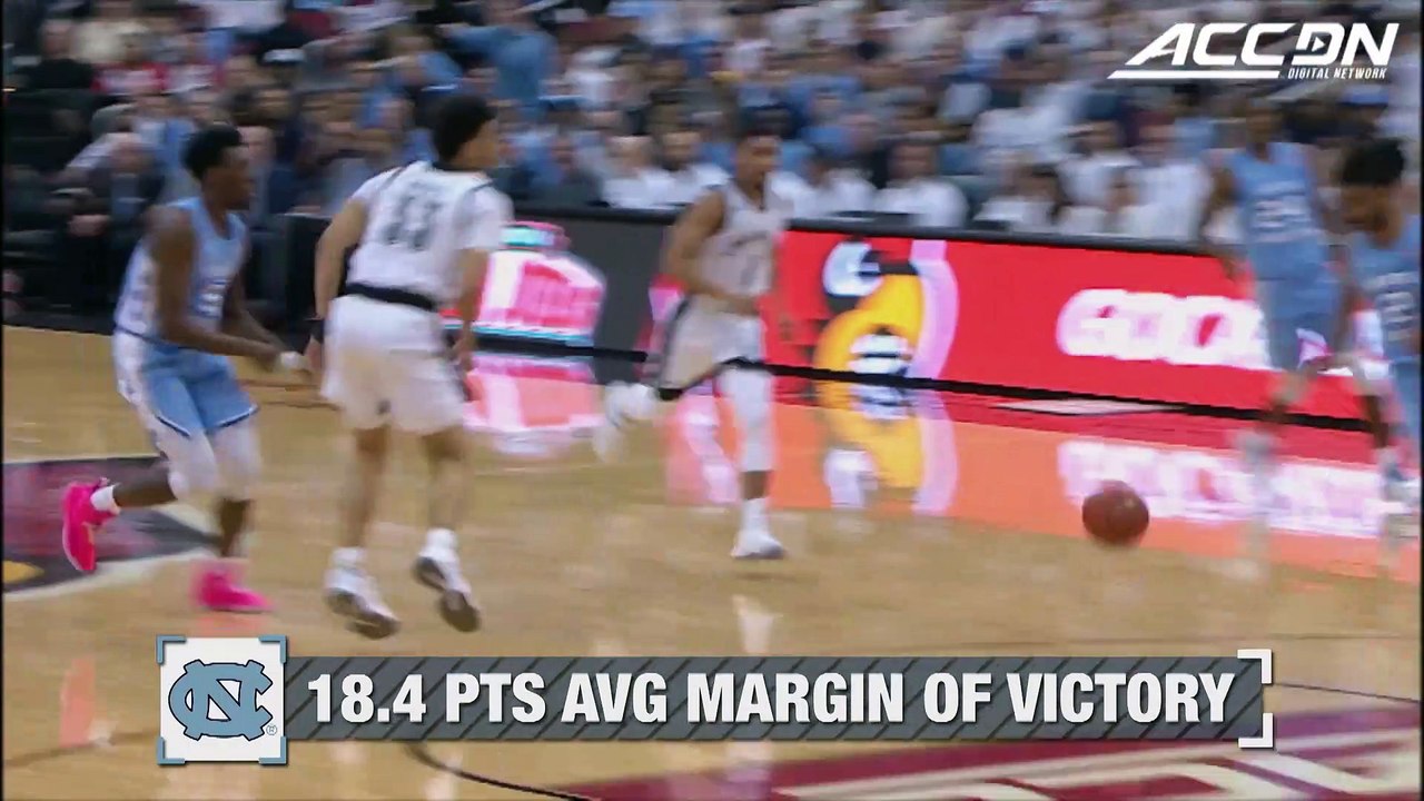 UNC Dominant On The Road In ACC Play
