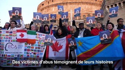 Abus sexuels: des victimes témoignent lors d'une veillée à Rome