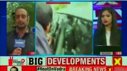 Robert Vadra Questioned at Enforcement Directorate Office | Robert Vadra Money Laundering Case Live Updates| Priyanka Gandhi | NEWSX