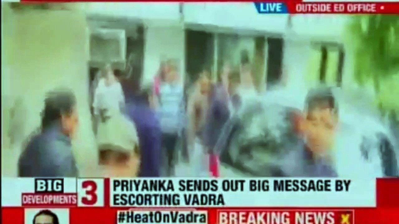 Robert Vadra Questioned by ED, Priyanka Gandhi came to drop Robert Vadra at ED Office | Robert Vadra Money Laundering Case Updates | Priyanka Gandhi | NEWSX