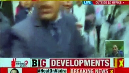 Robert Vadra Questioned at Enforcement Directorate Office | Priyanka Gandhi, Robert vadra, Rahul Gandhi | NEWSX