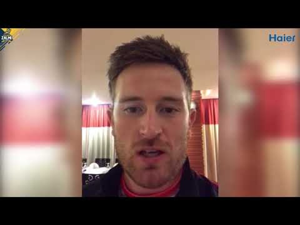 Liam Dawson's Message for Zalmi Fans Ahead of PSL