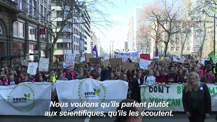 Climat: Greta Thunberg exhorte l'UE à doubler ses ambitions