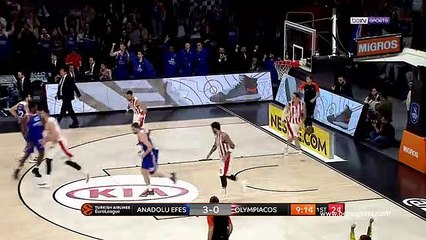Anadolu Efes 75-65 Olympiakos (Highlights - EuroLeauge)