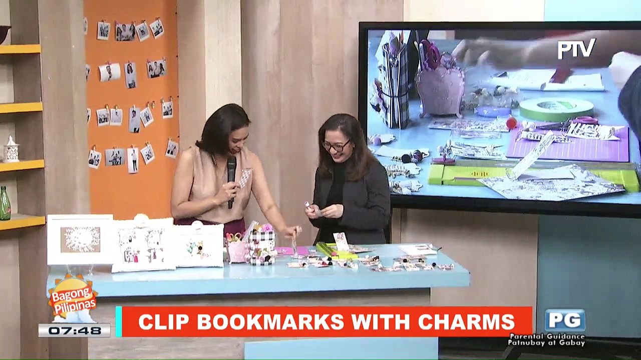 ARTSY CRAFTSY: Clip bookmarks with charms