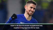 Sarri backs Jorginho after he's booed by Chelsea fans