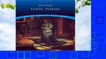 Lyric Poems (Dover Thrift Editions)