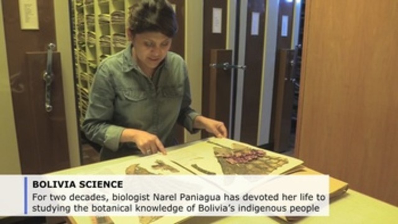 Bolivian scientist recognizes indigenous people's herbal knowledge in books