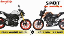 2019 Yamaha MT 15 ABS Vs 2019 KTM 125 Duke ABS | All New Yamaha MT-15 | KTM Duke 125 | MT-15