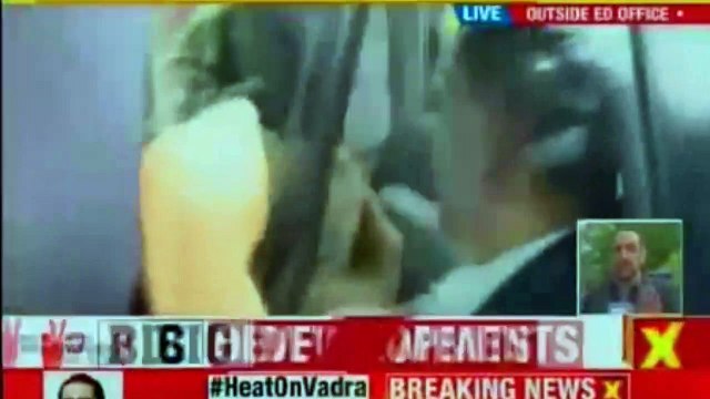 Robert Vadra Questioned by ED, Priyanka Gandhi came to drop Robert Vadra at ED Office | Robert Vadra Money Laundering Case Updates | Priyanka Gandhi | NEWSX