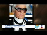 Muere Karl Lagerfeld, el icónico diseñador de Chanel | Noticias con Francisco Zea