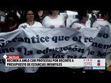 Reciben con manifestación a López Obrador en Saltillo | Noticias con Ciro