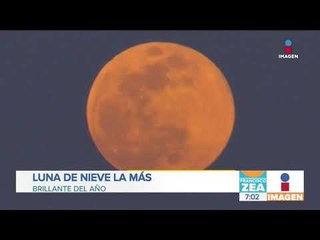 Así se vio la "superluna de nieve" en todo el mundo | Noticias con Francisco Zea