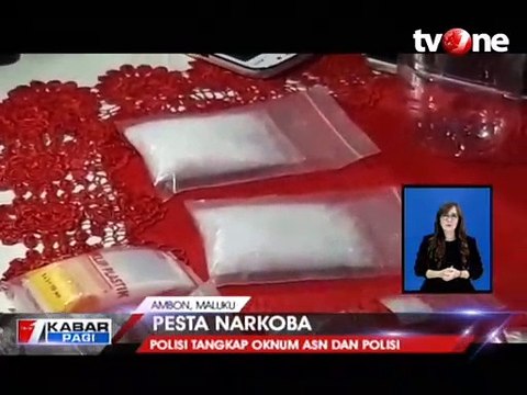 Oknum Polisi dan PNS Ditangkap saat Pesta Narkoba
