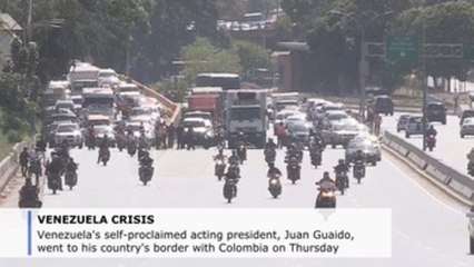 Venezuela's Guaido heads to Colombian border to receive aid