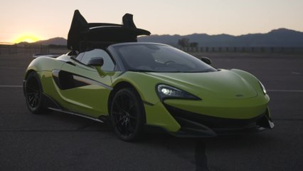 McLaren 600LT Spider Design in Lime Green