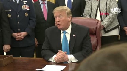 Dha Dış - Trump'ın İmzaladığı 'uzay Gücü', Kongrenin Onayını Bekliyor