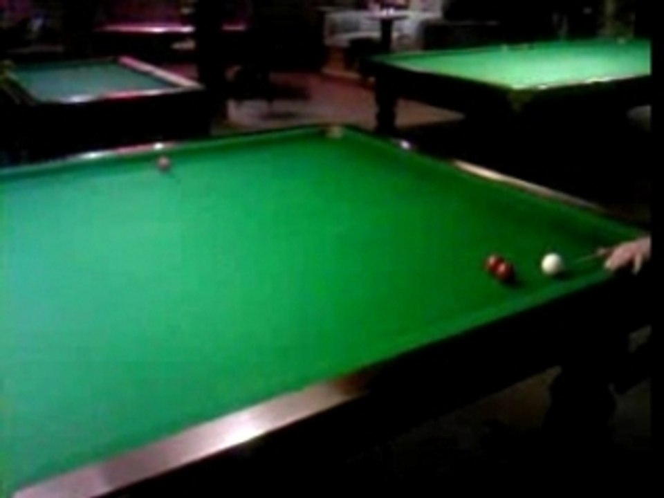 Moi au snooker