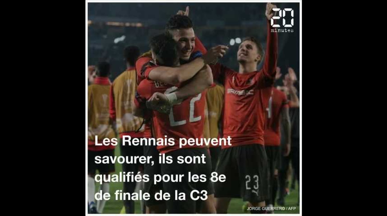 Ligue Europa: Revivez la qualification historique de Rennes en 8es de finale