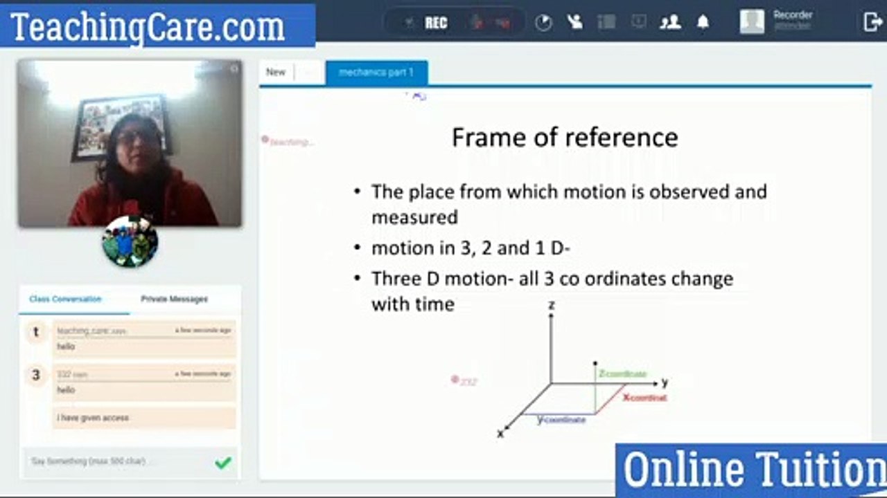 Teaching  Care Online Tuition for Group class