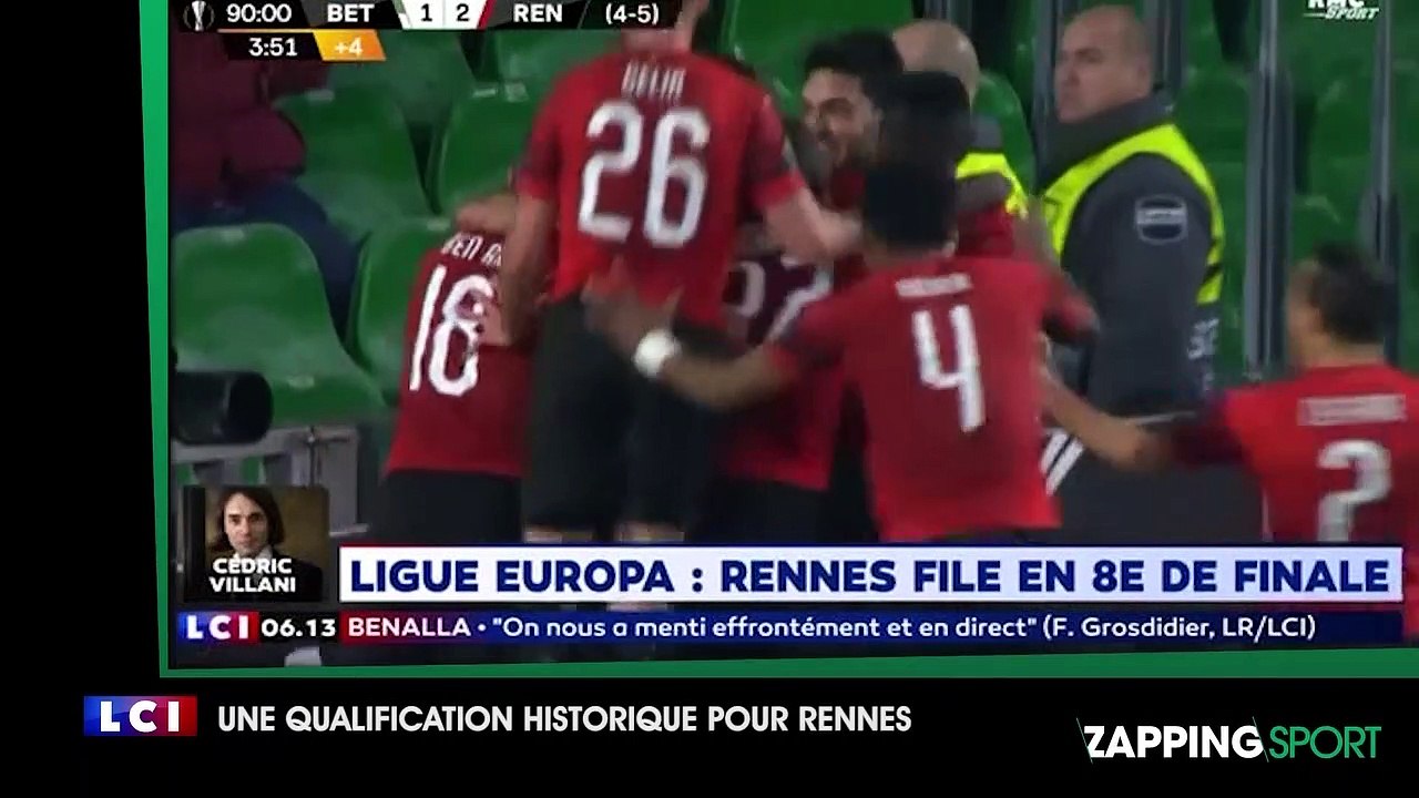 Zap Sport du 21 février : Rennes qualifié en Ligue Europa (vidéo)