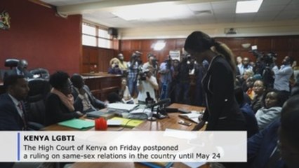 Kenya's High Court postpones ruling on same-sex relations