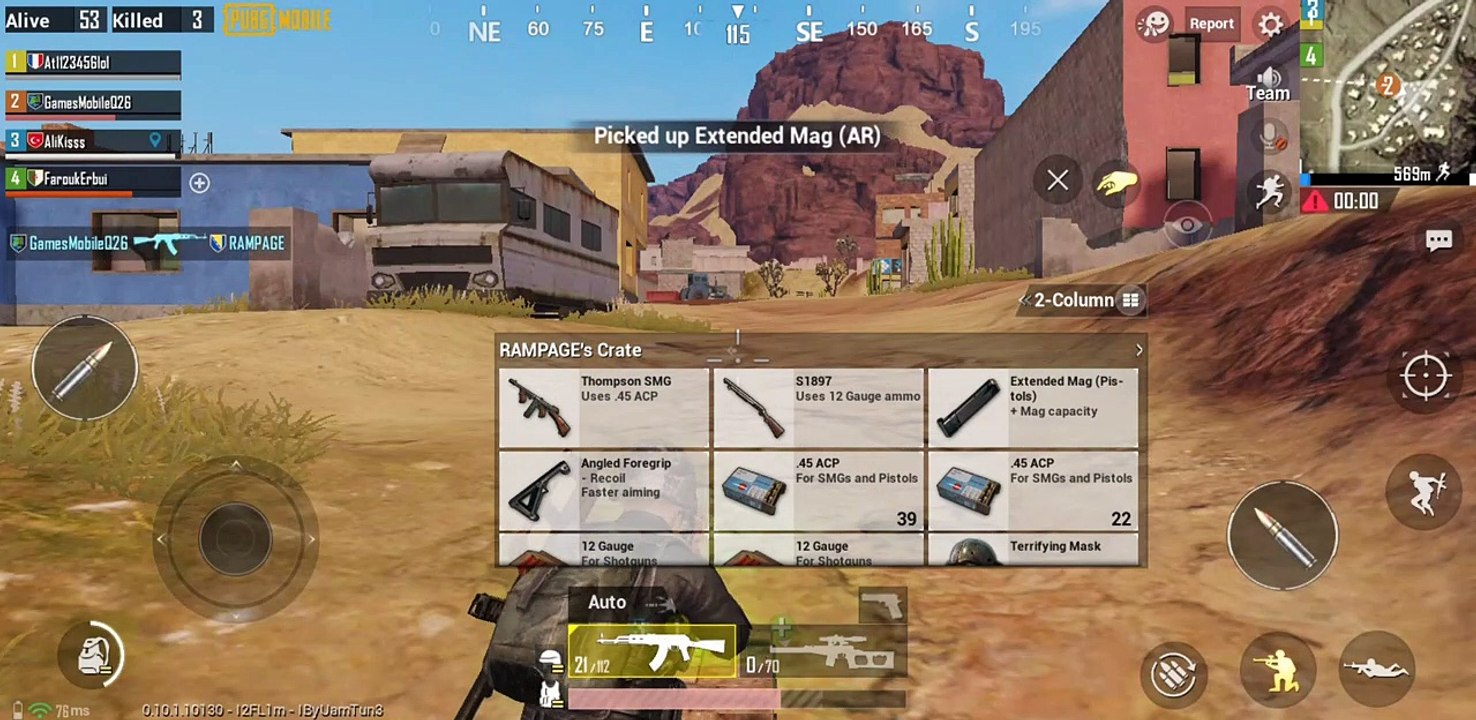 PUBG MOBILE #119 _ Miramar MAP _ Dacia 1300 _ Android GamePlay FHD 