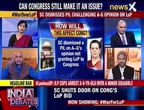 India Debates: SC shuts door on Congress's LoP bid