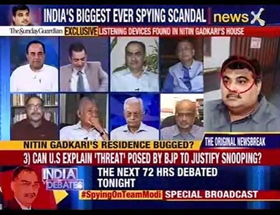 India Debates: Top minister’s house ‘bugged’