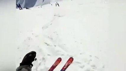 Une journée tranquille au ski !