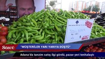 Adana’da tanzim satış ilgi gördü, pazar yeri tenhalaştı