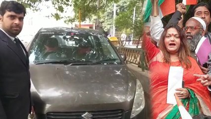 कांग्रेस नेत्री ने वकील की कार पर लिखा 'गाड़ी गलत खड़ी करना मना है', केस दर्ज