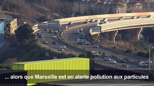 Marseille suffoque : des graffitis pour dénoncer la pollution
