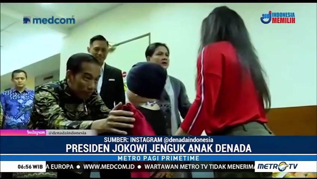 Jokowi Jenguk Putri Denada
