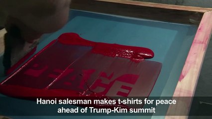 Vietnam: Trump-Kim t-shirts fly off the shelves