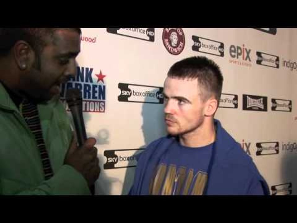 Frankie Gavin Interview for iFILM LONDON / GAVIN v YOUNG MUTLEY.