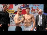 LUKE CAMPBELL (MBE) PROFESSIONAL DEBUT WEIGH-IN v ANDY HARRIS / THE HOMECOMING (HULL)