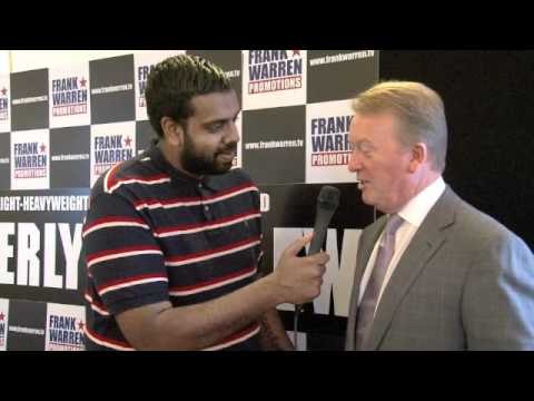 Frank Warren Interview for iFILM LONDON / CLEVERLY v BELLEW PRESS CONFERENCE