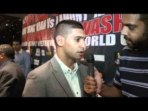 Amir Khan talks Lamont Peterson, Floyd Mayweather & Kell Brook for iFILM LONDON / KHAN v PETERSON