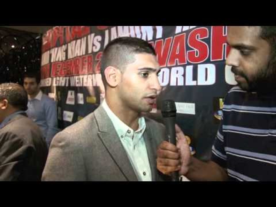 Amir Khan talks Lamont Peterson, Floyd Mayweather & Kell Brook for iFILM LONDON / KHAN v PETERSON
