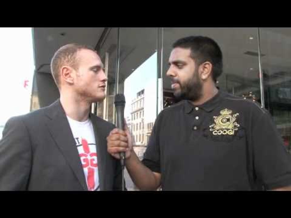 George Groves talks Paul Smith & YouTube videos for iFILM LONDON / GROVES v SMITH PRESSER