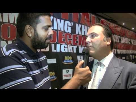 Richard Schaefer (Golden Boy Promotions) Interview for iFILM LONDON / KHAN v PETERSON