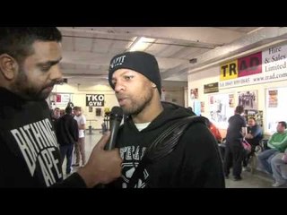 Leon 'Solid' Williams Interview for iFILM LONDON / NORTON v WILLIAMS WEIGH-IN