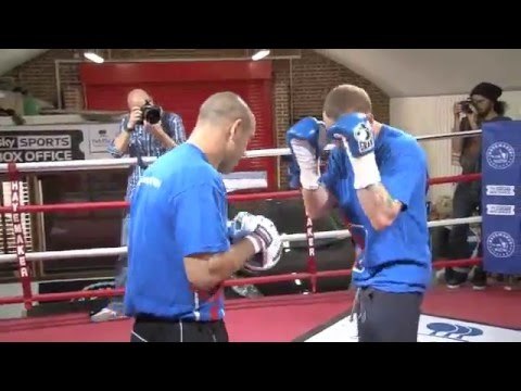EXCLUSIVE! GEORGE GROVES & ADAM BOOTH MEDIA-WORKOUT FOOTAGE / FOR iFILM LONDON
